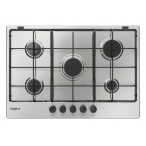 WHIRLPOOL PLAQUE TGM 750 IX 70CM 5F INOX WHIRLPOOL