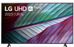 75 pouces LG LED UHD UR76 4K Smart TV - 75UR78006LL